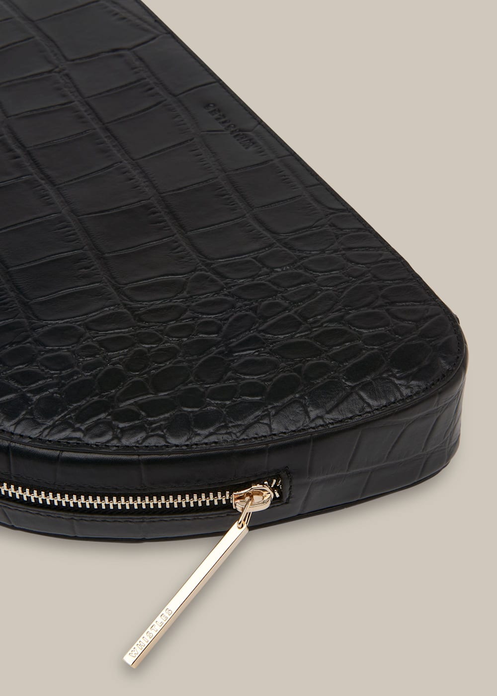 Black Easton Half Moon Clutch WHISTLES Whistles US
