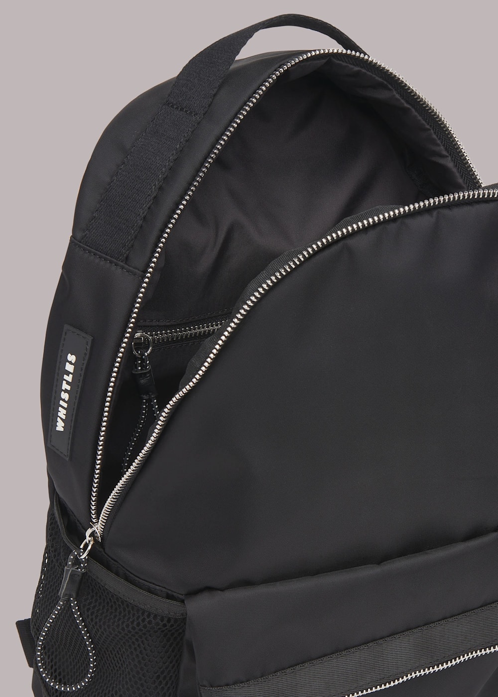 Black Kodi Nylon Backpack WHISTLES