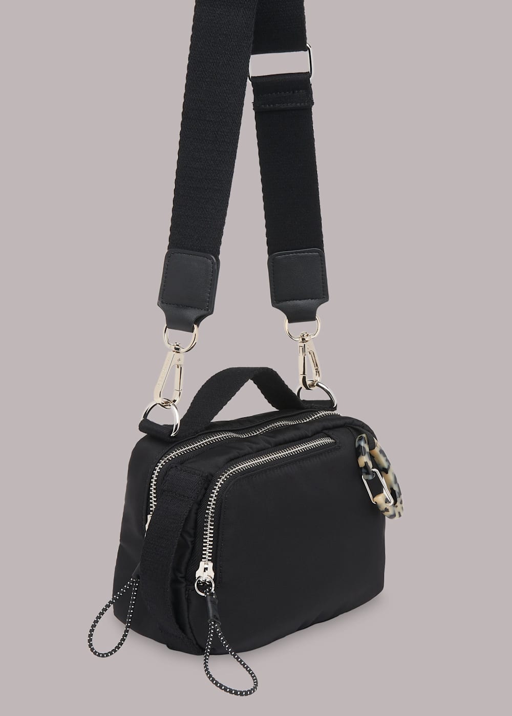 Crossbody bag with nylon strap deals