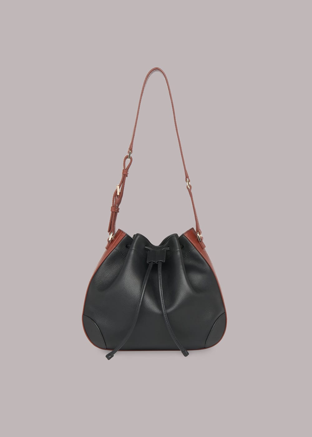 Bucket drawstring shoulder bag sales