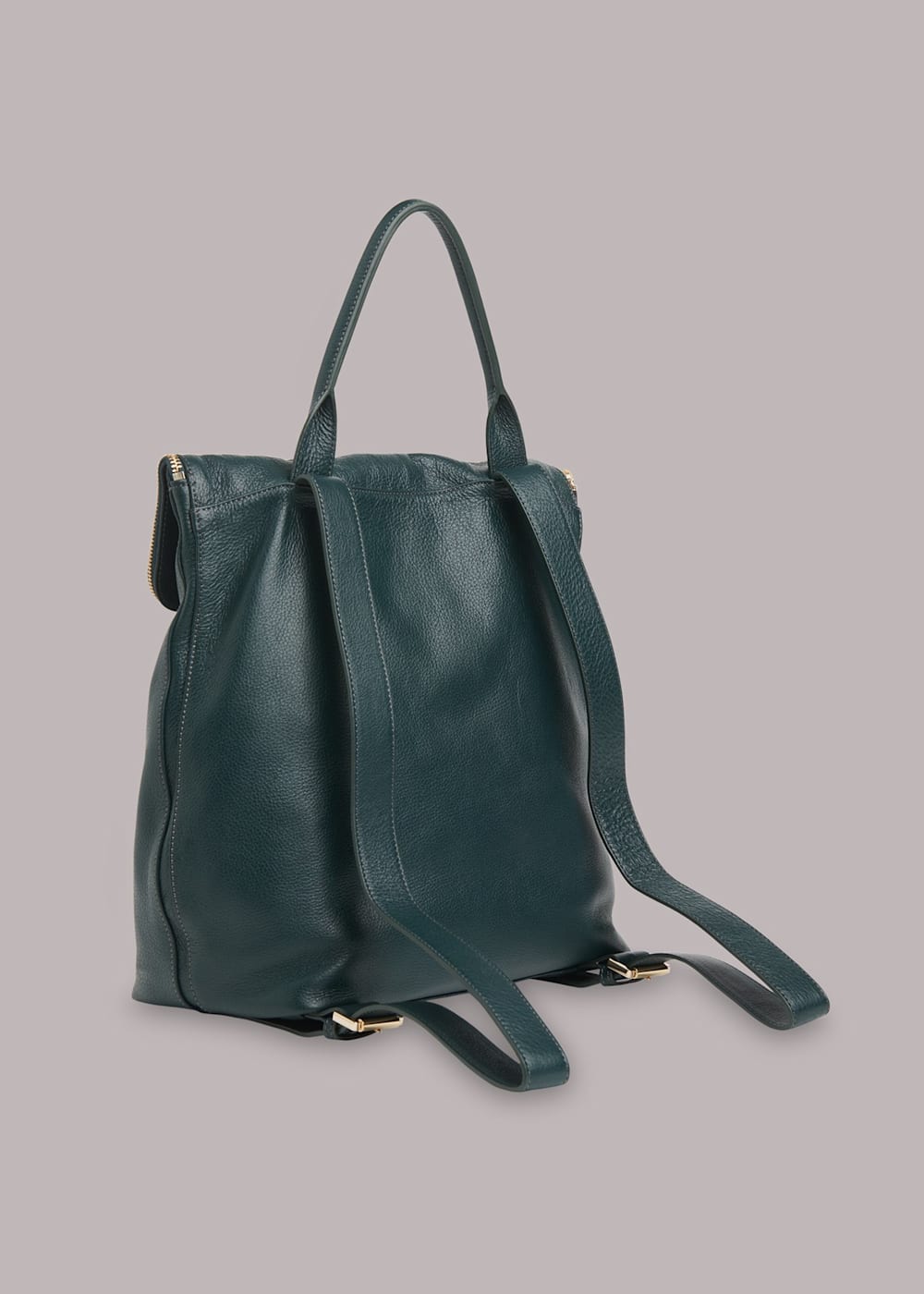 Dark Green Verity Backpack WHISTLES Whistles UK