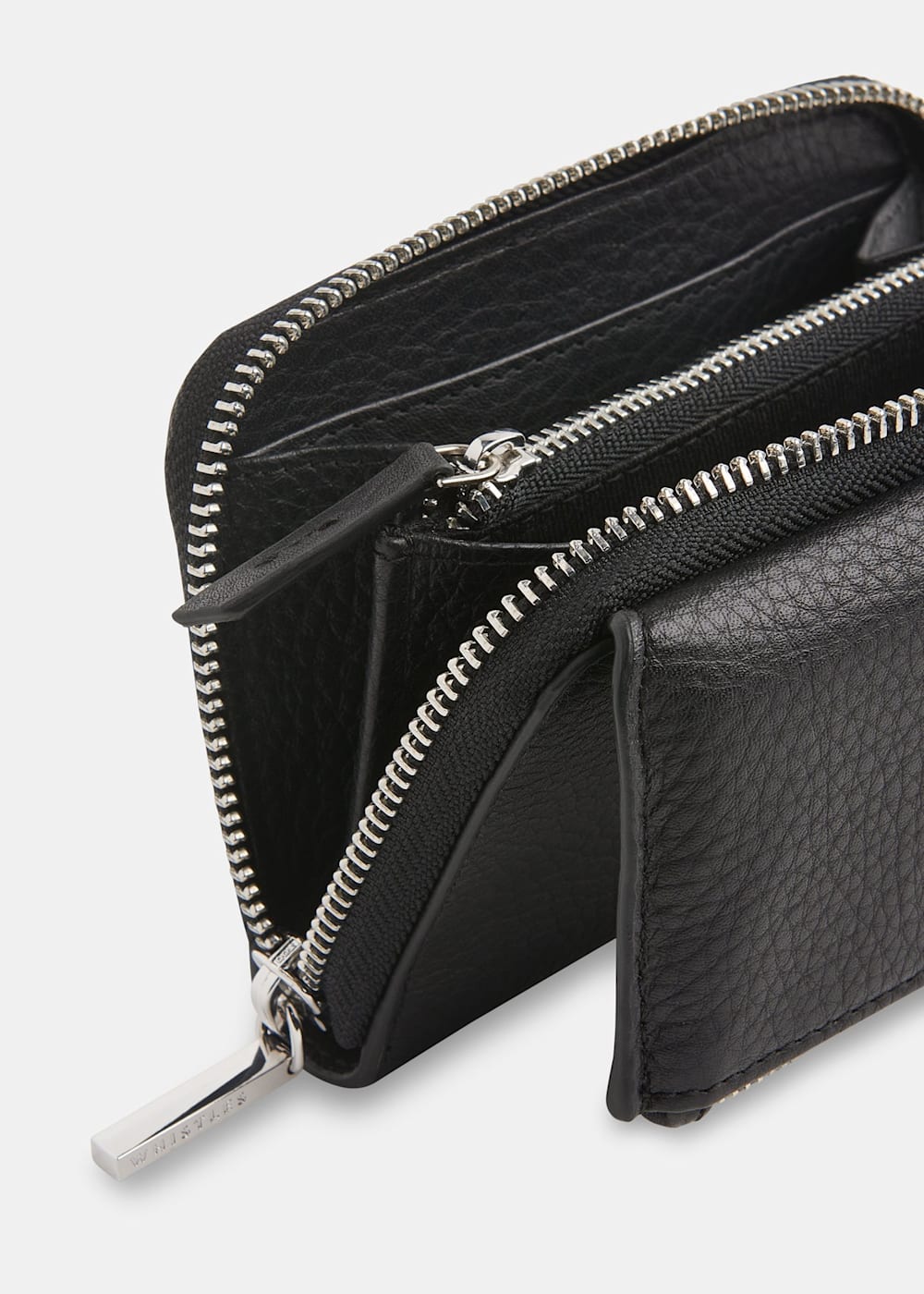 Black zip purse sales