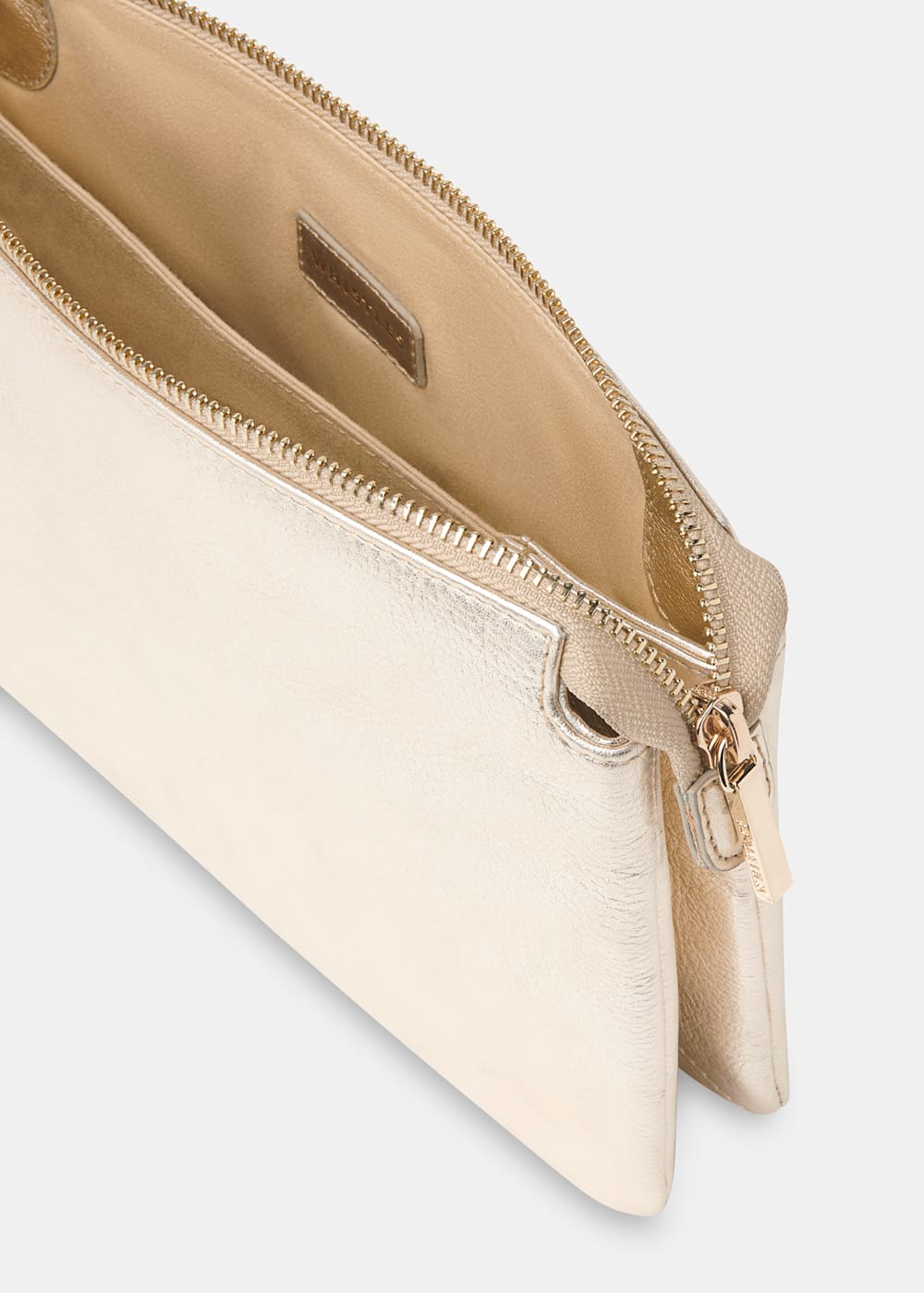 Whistles gold clutch 2025