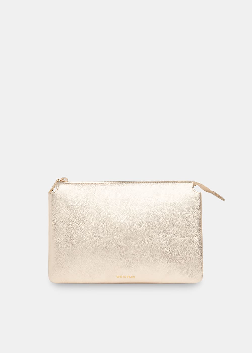 Whistles gold clutch 2025