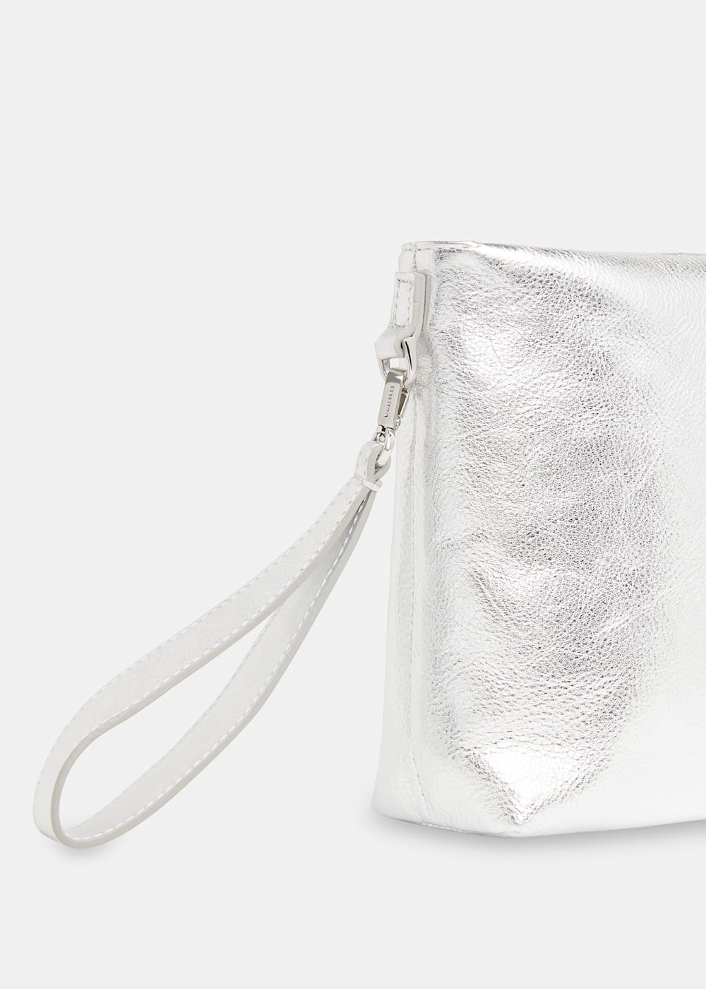 Silver clutch cheap shop