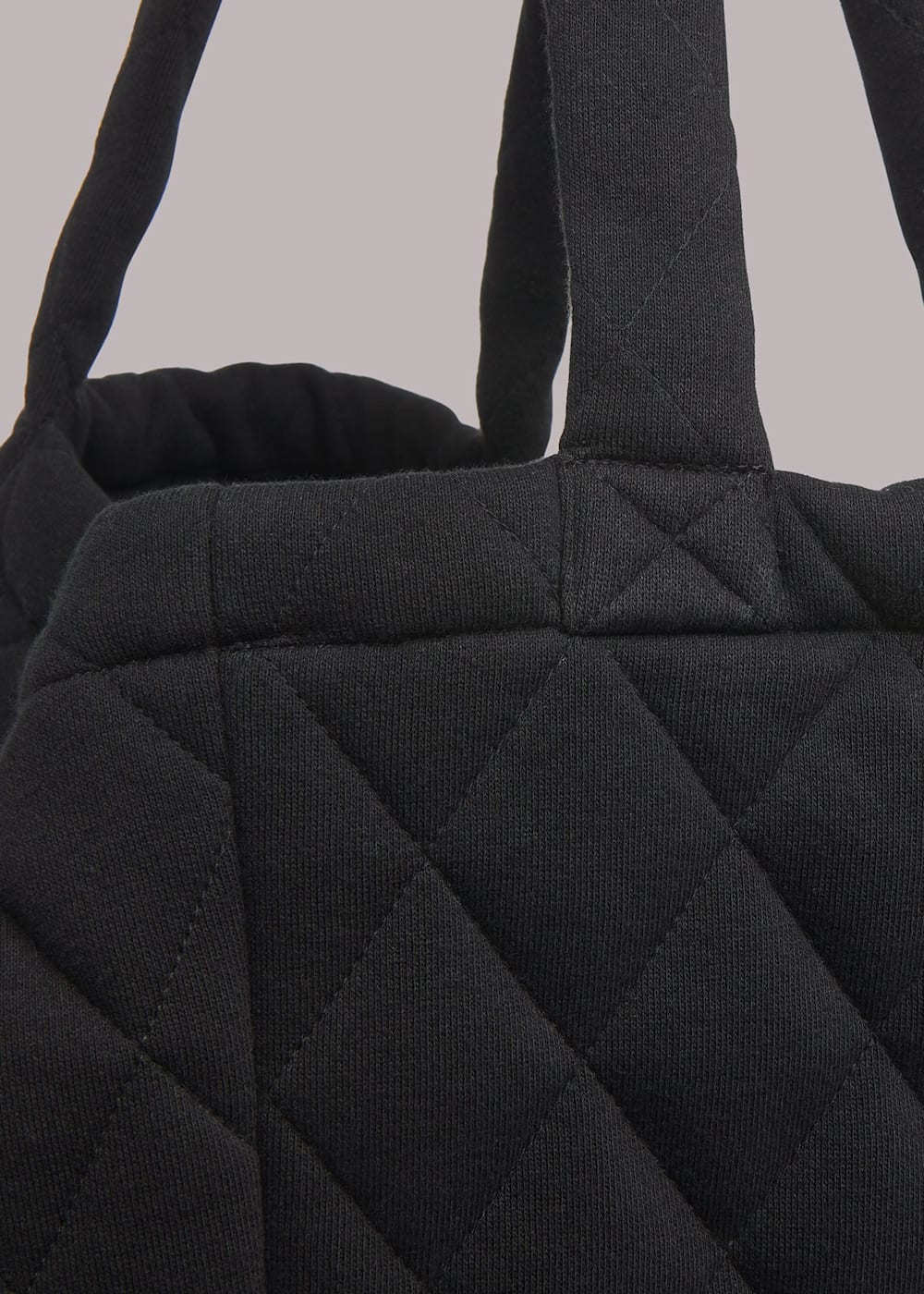 Black Lyle Quilted Tote Bag | WHISTLES | Whistles US |