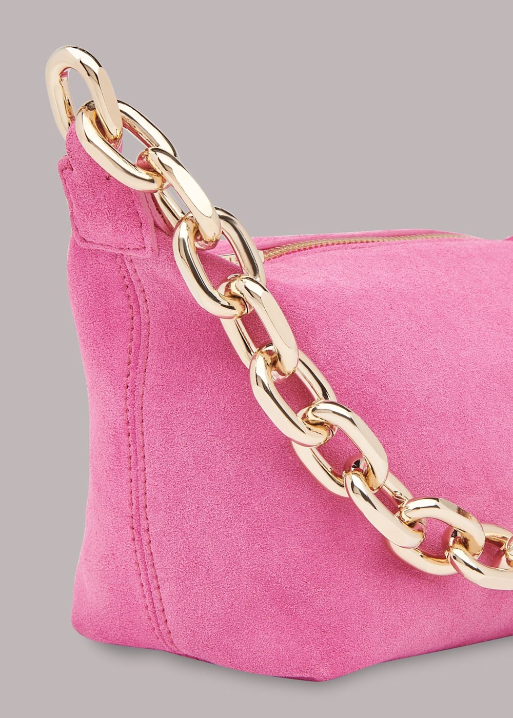 Pink chain bag top