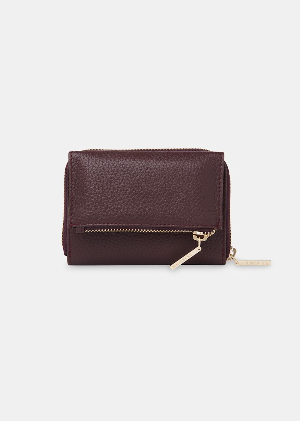 Plum leather purse online
