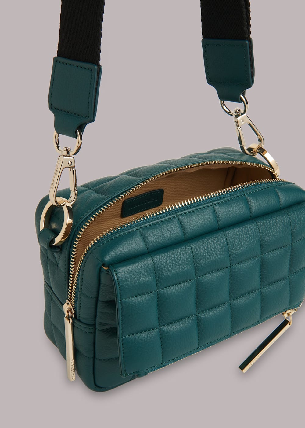 Teal Quilted Bibi Crossbody Bag WHISTLES Whistles UK