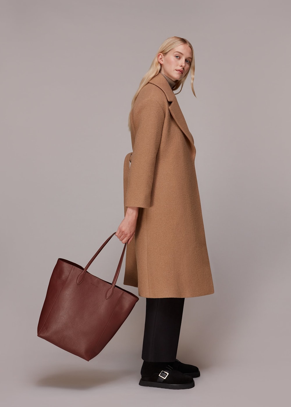 Tan Amara Tote Bag WHISTLES Whistles UK