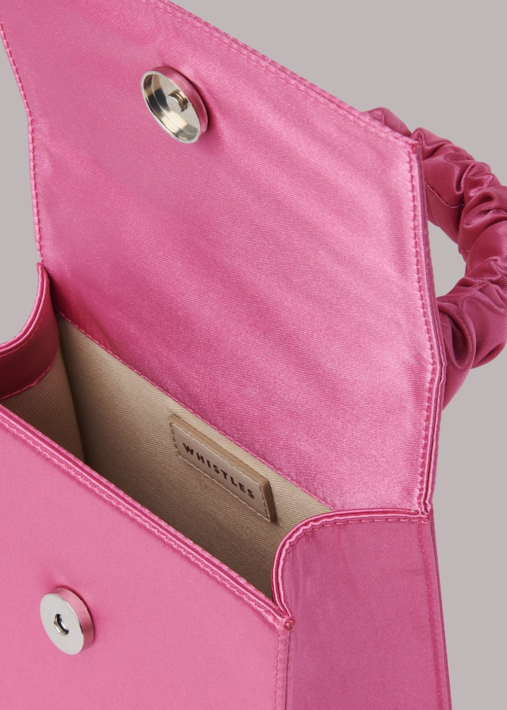 Pink top handle bag sales