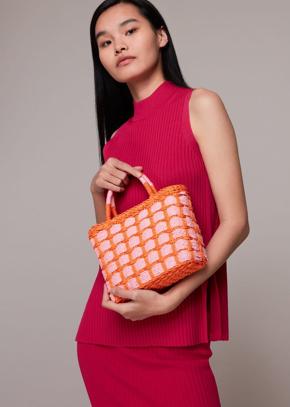 Whistles pink bag on sale