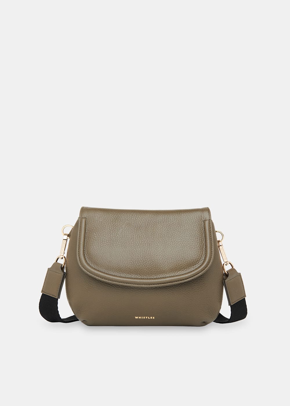 Khaki Nala Soft Saddle Bag WHISTLES Whistles UK