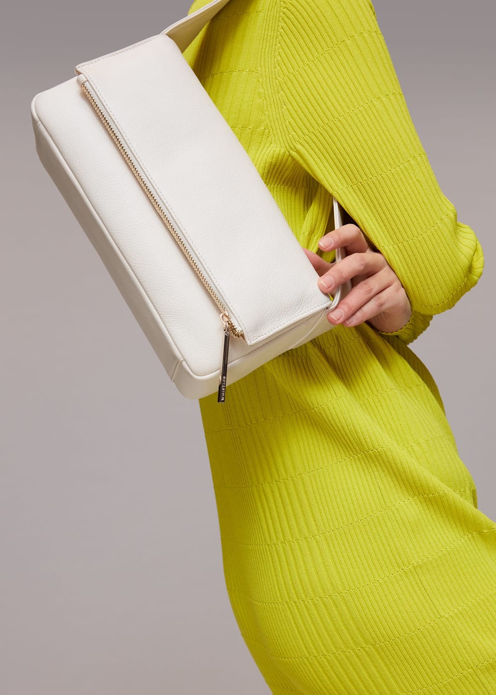 White Bibi Shoulder Bag WHISTLES Whistles ROW