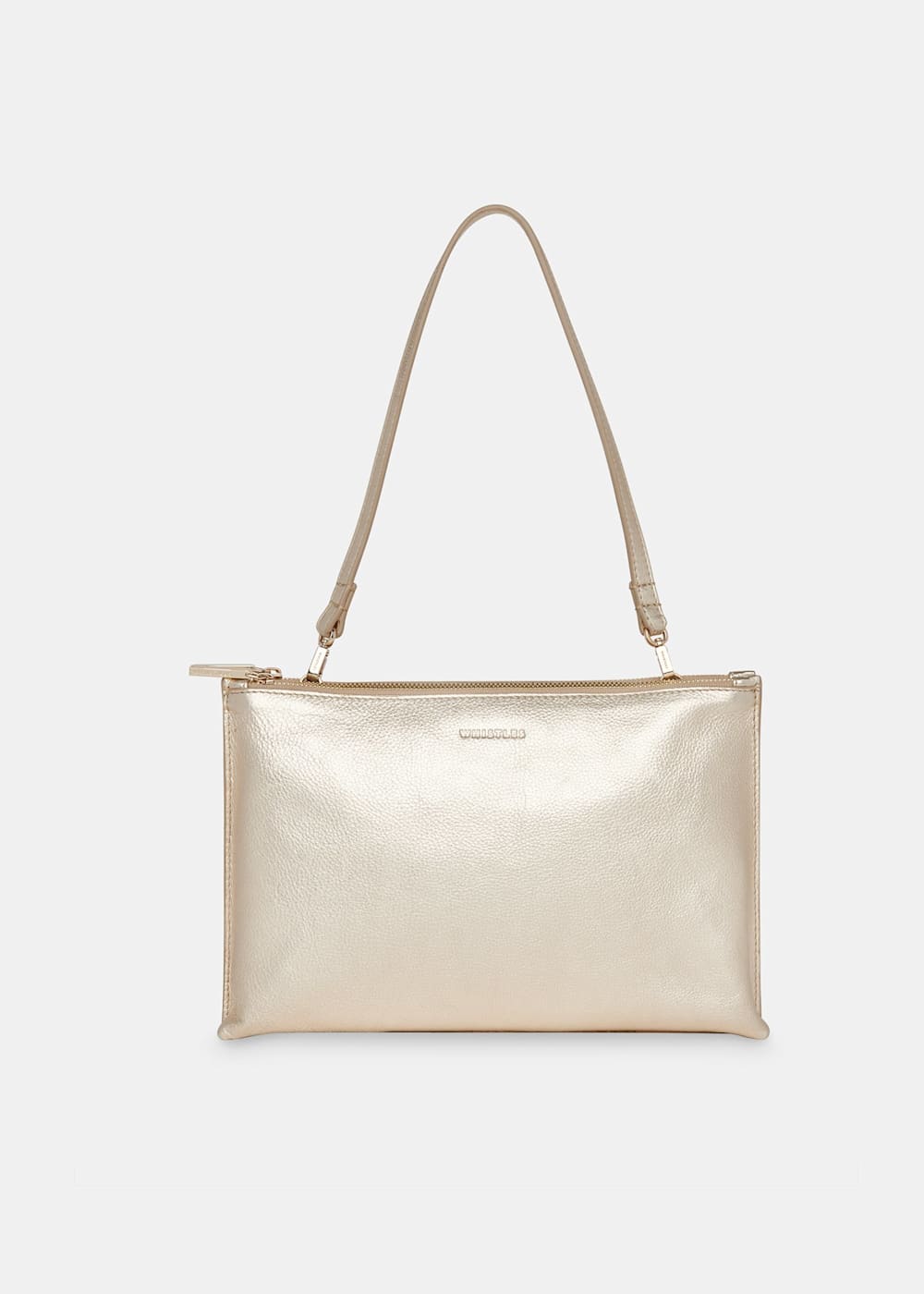 Whistles gold clutch bag outlet