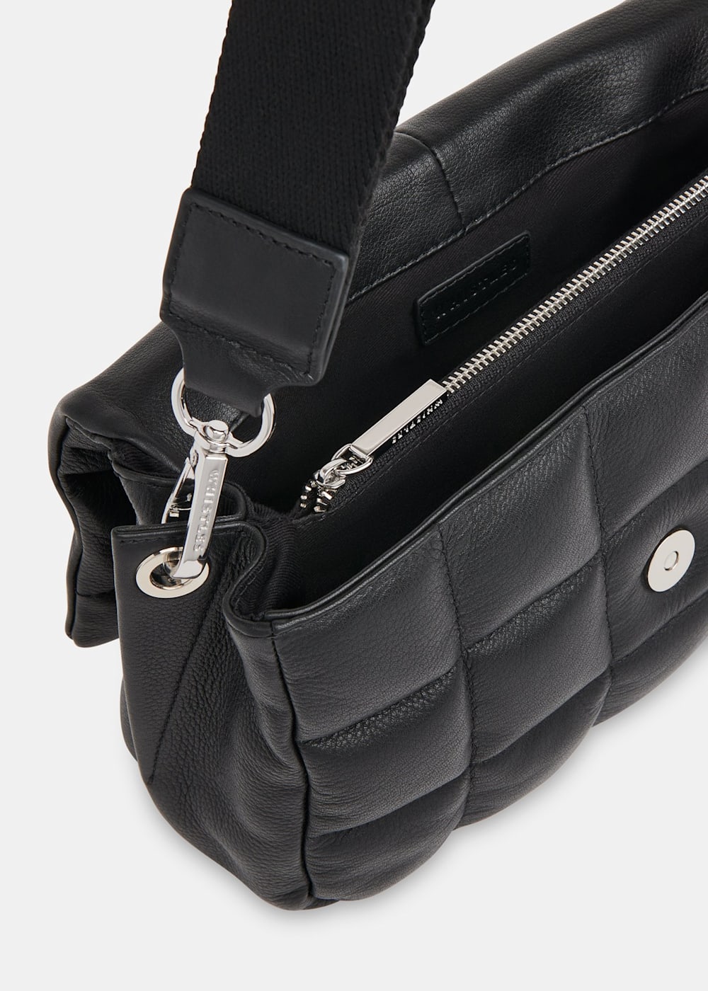 Quilted black crossbody purse clearance