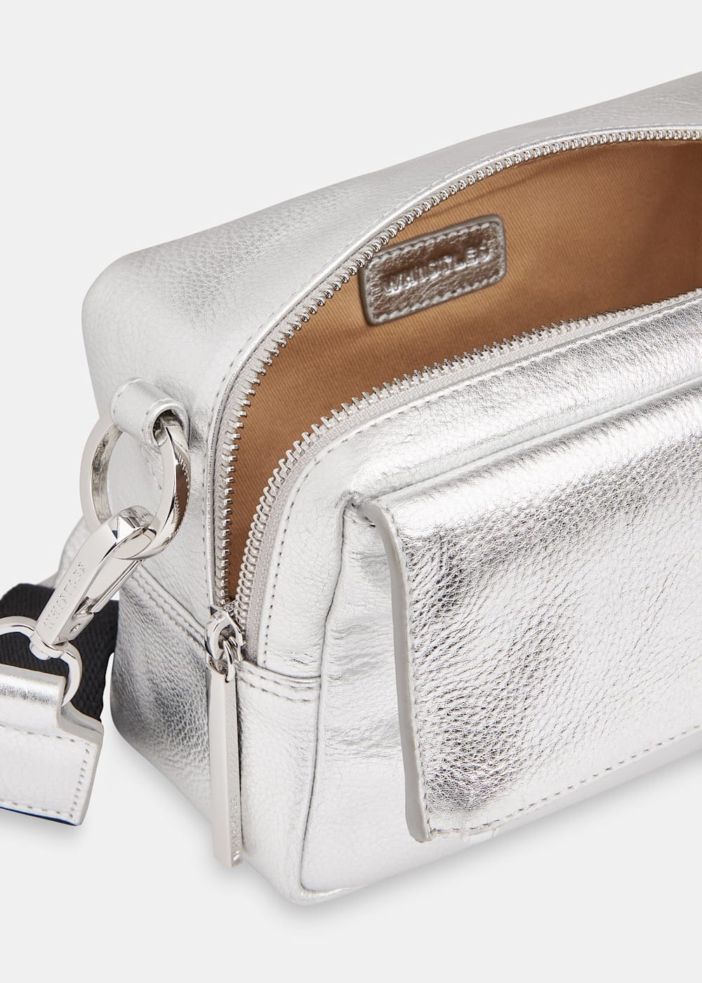 Silver Bibi Crossbody Bag WHISTLES Whistles UK