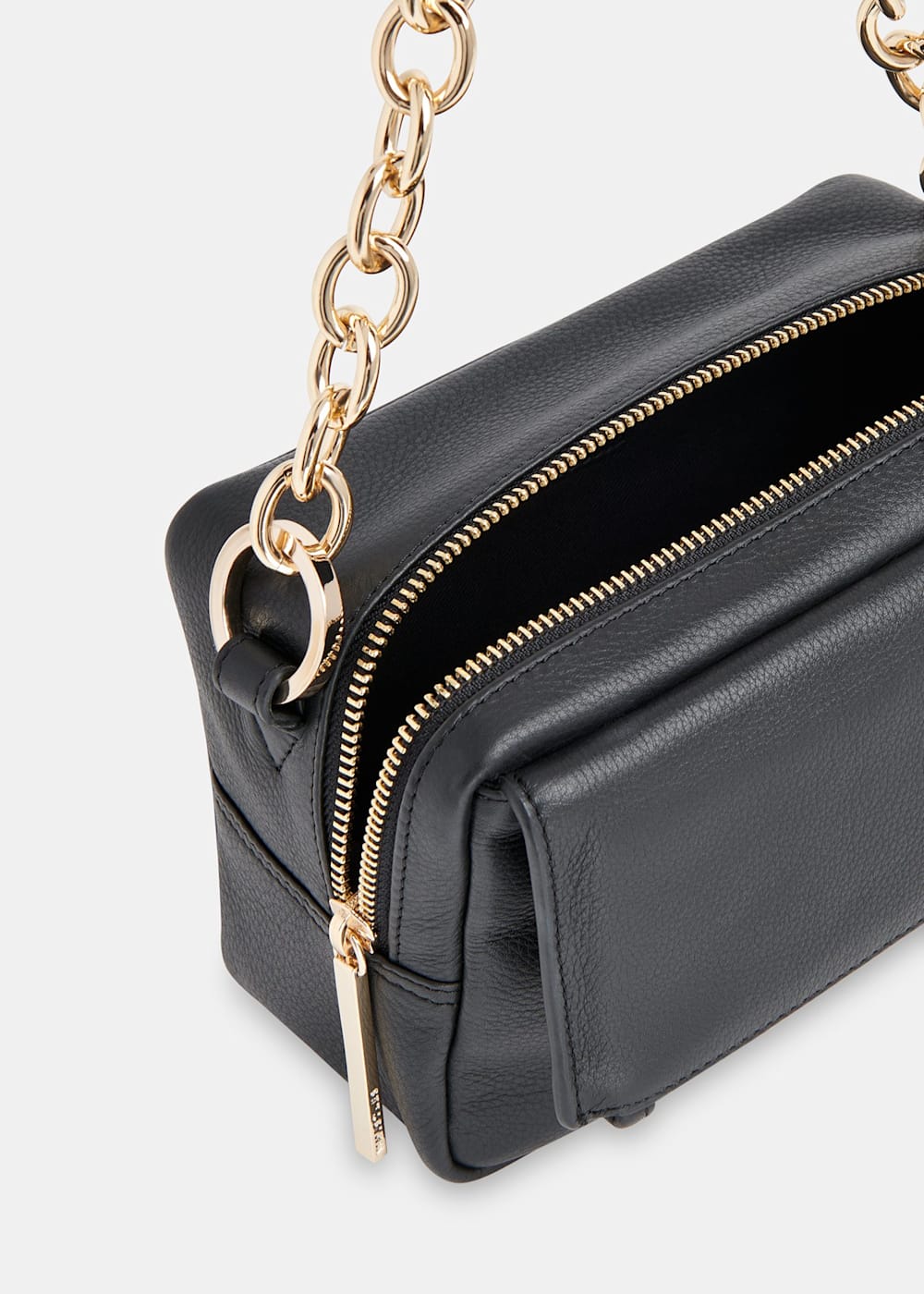 Black Bibi Chain Crossbody Bag WHISTLES Whistles UK