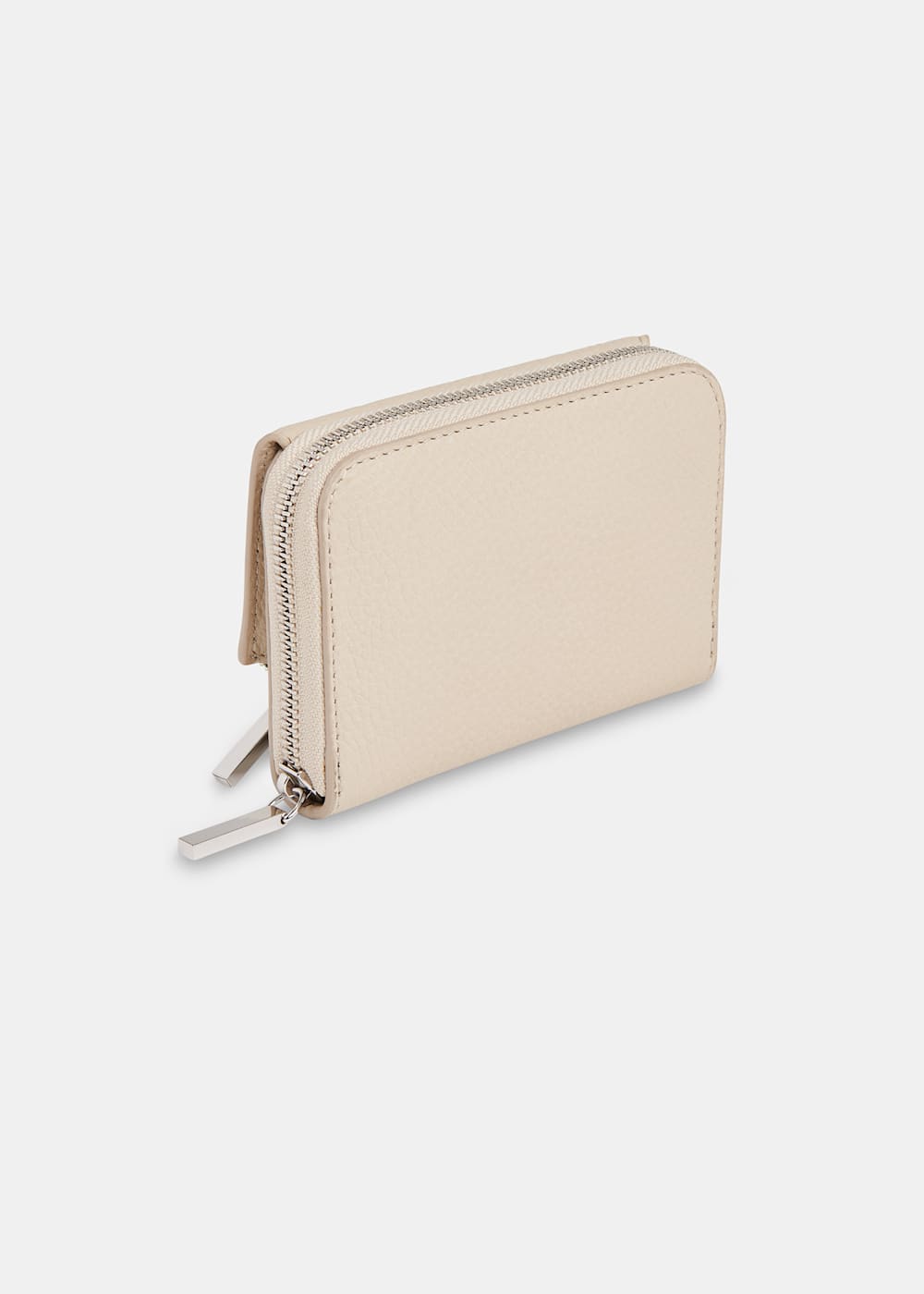 Whistles Bibi Zip Purse Taupe