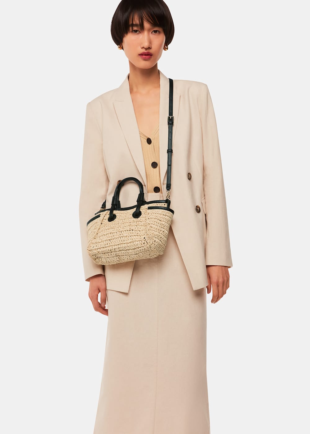 Mini straw bag hot sale
