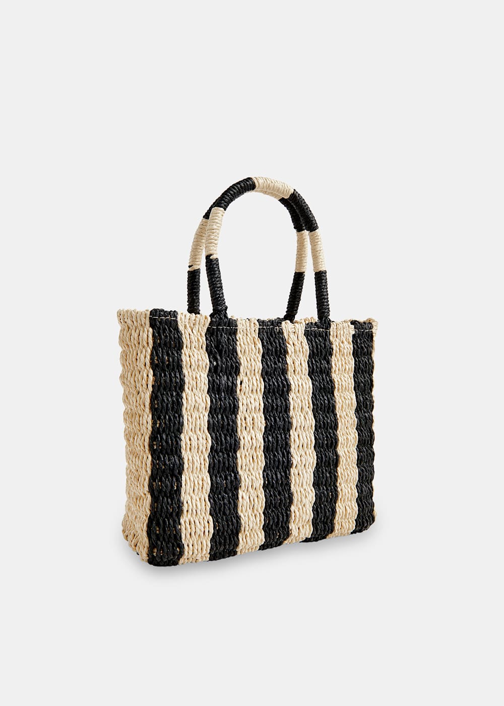 Neutral Tillie Striped Mini Tote WHISTLES Whistles UK