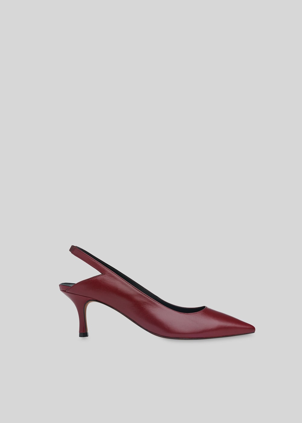 Burgundy slingback shoes online