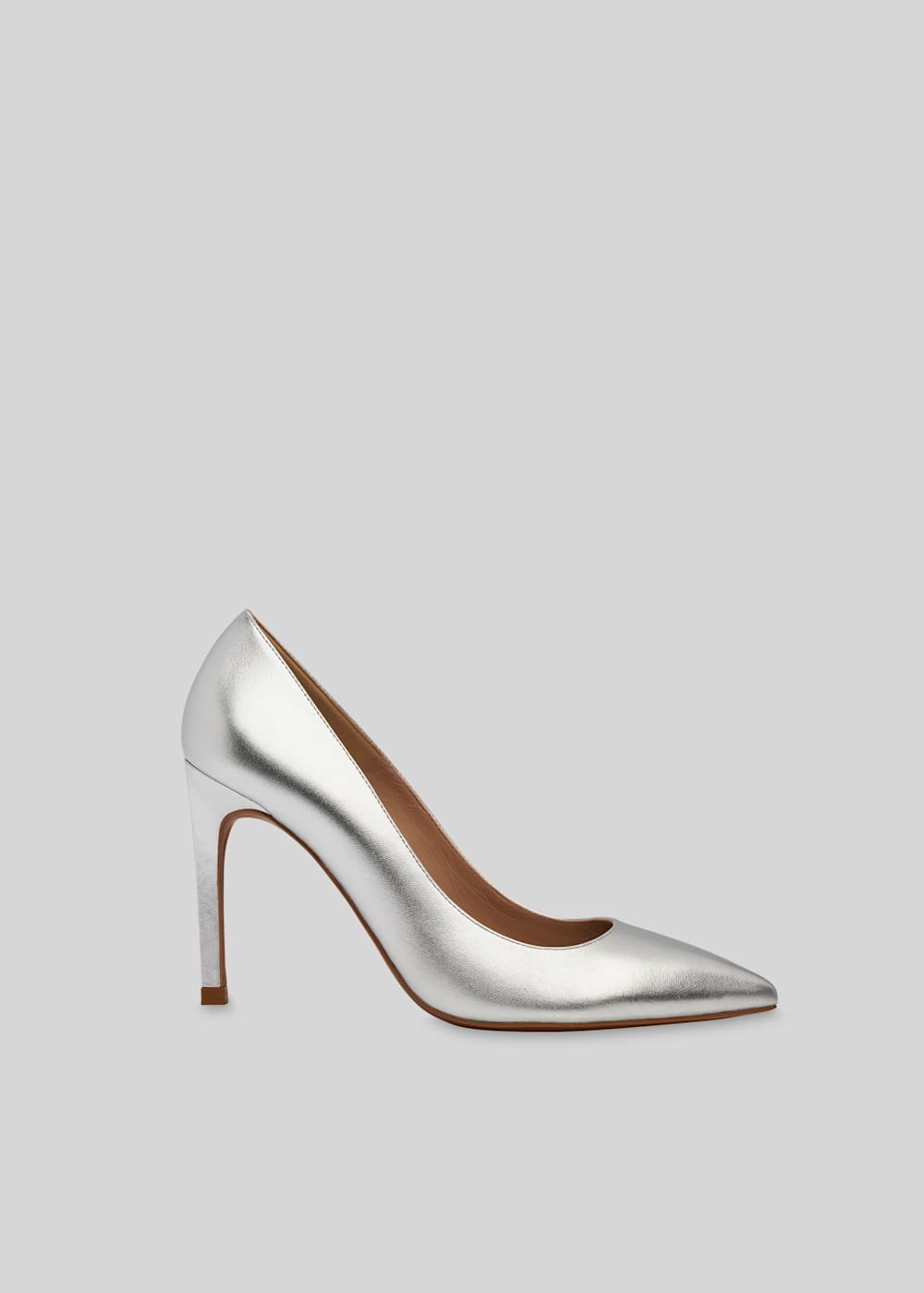 Silver Cornel Suede Pump WHISTLES Whistles UK