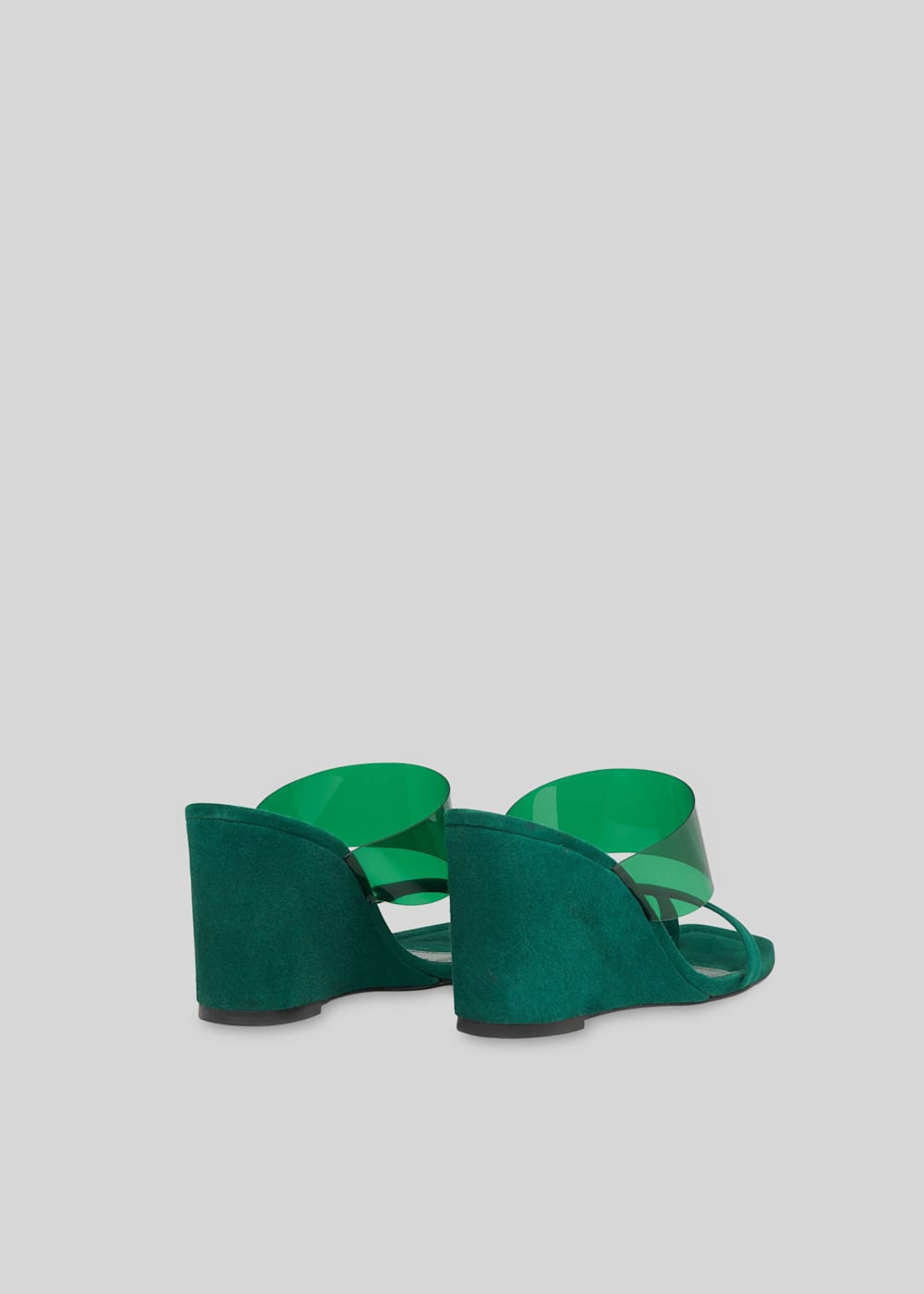 Green Thayer Perspex Wedge WHISTLES Whistles UK