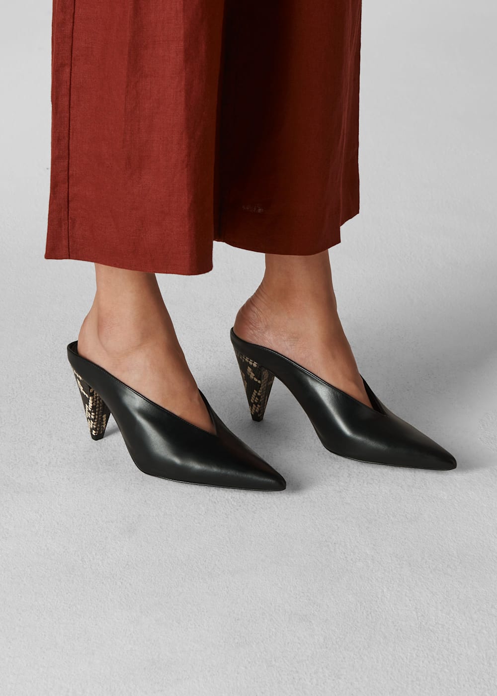 Slip on mule heels store