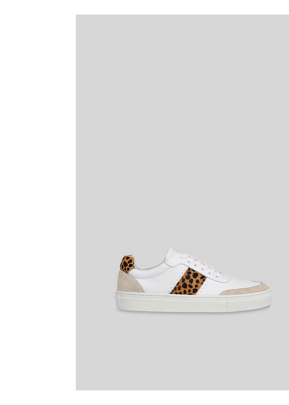 Leopard stripe trainers hot sale