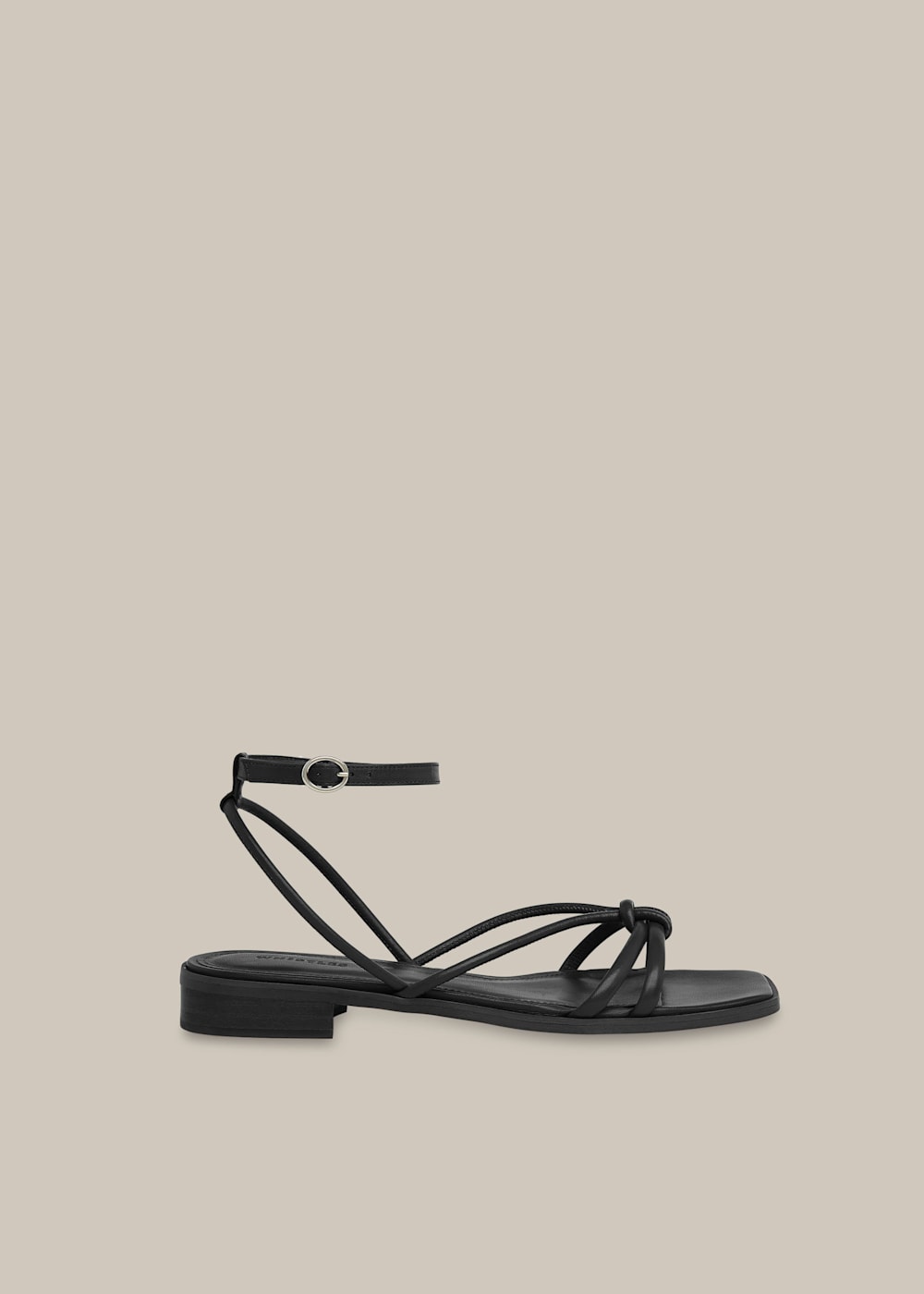 Black strappy sandals deals