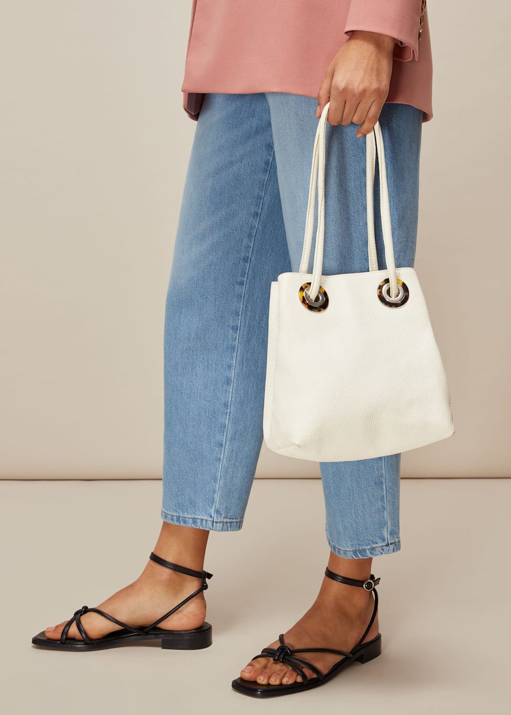 The row strappy sandals deals