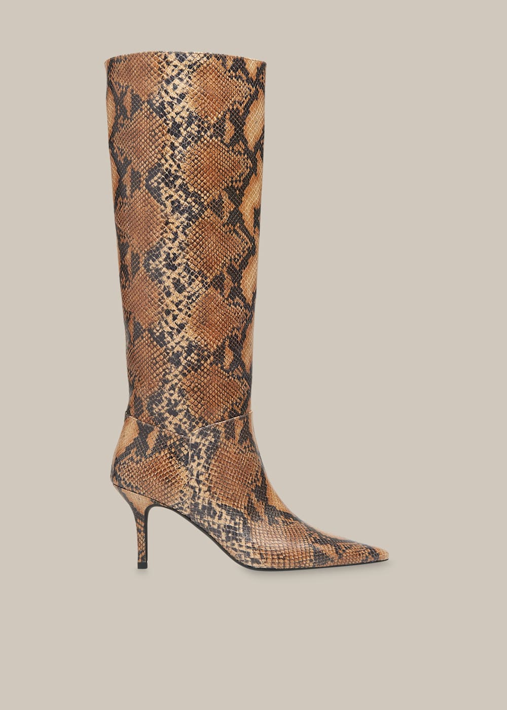 Snake high boots store