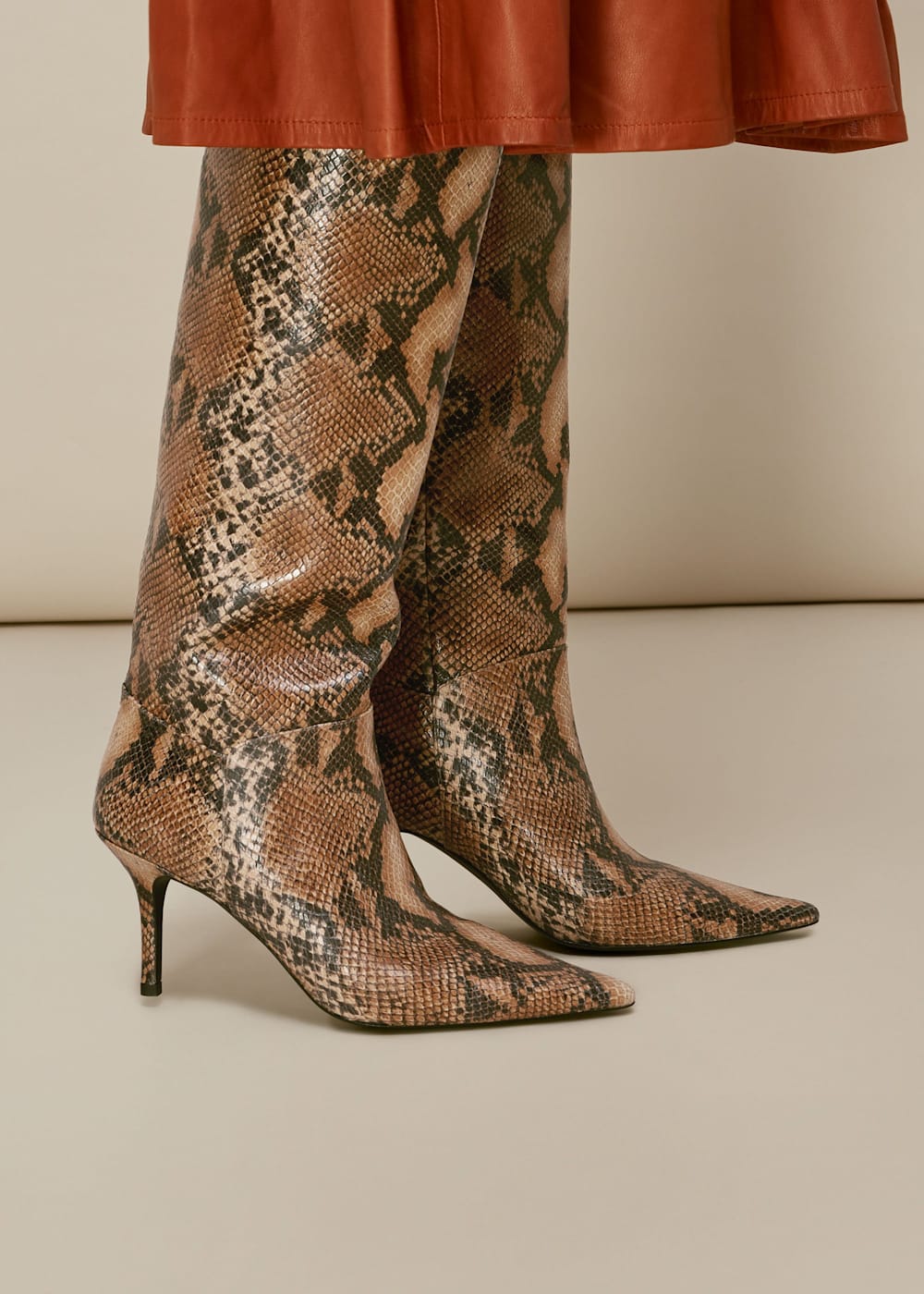Pointed snake boots online