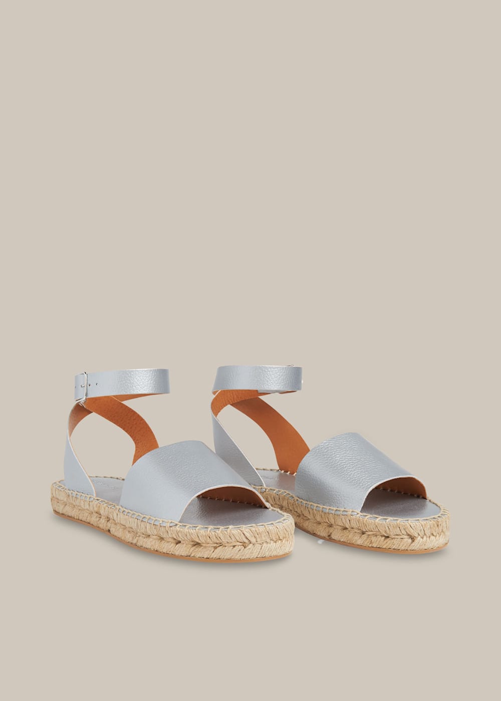 Silver Lula Espadrille Sandal