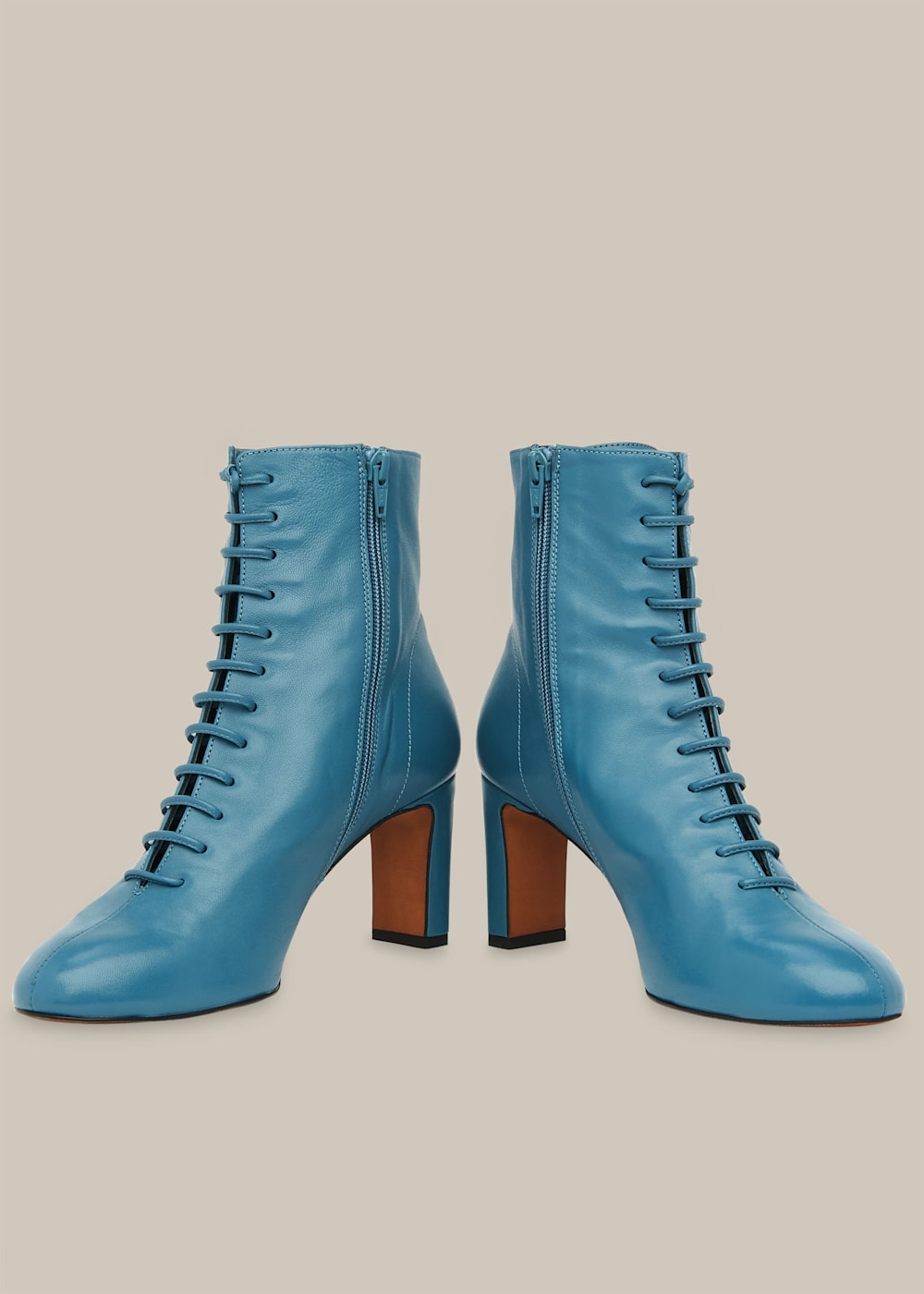 Whistles dahlia lace up boot on sale