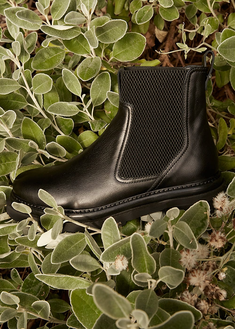 Black Elson Elasticated Chelsea Boot WHISTLES Whistles UK