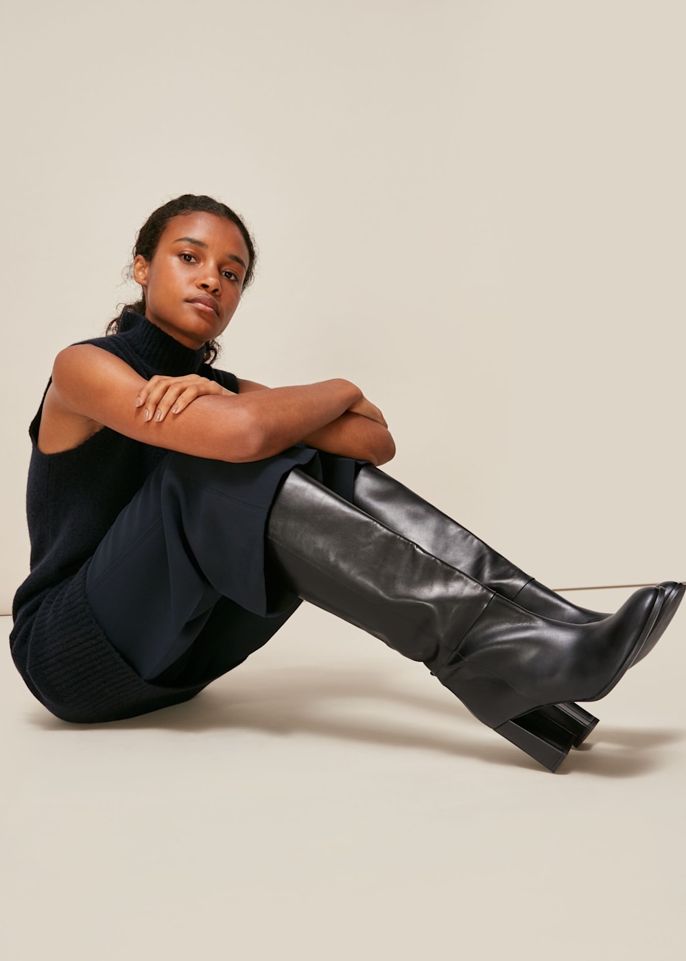 Whistles vittoria knee high boot online