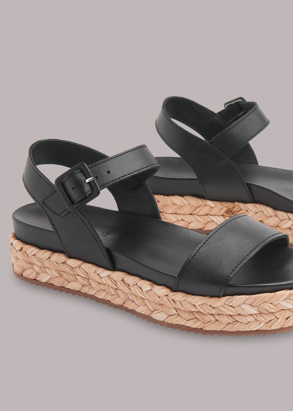 Raffia flatforms shop