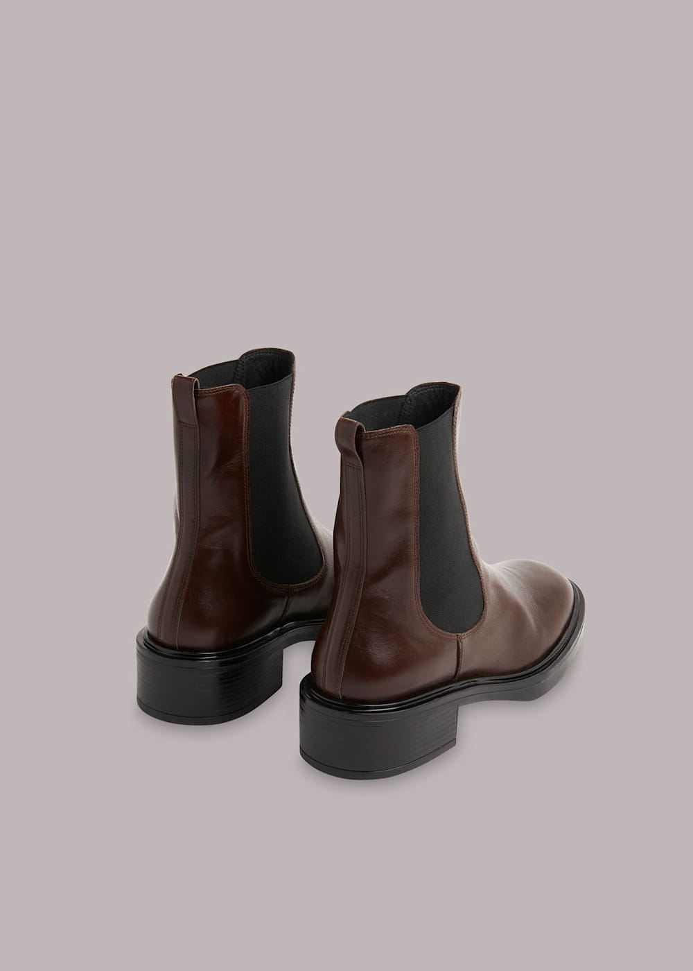 Burgundy Rue Elasticated Chelsea Boot