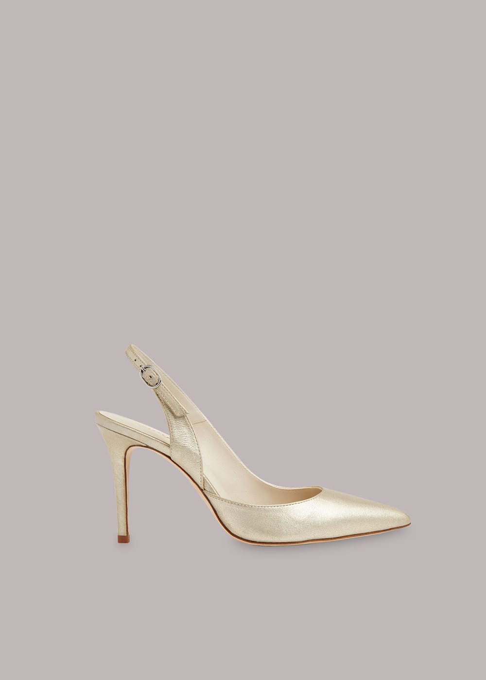 Gold Multi Jenna Wedding Pump WHISTLES Whistles UK