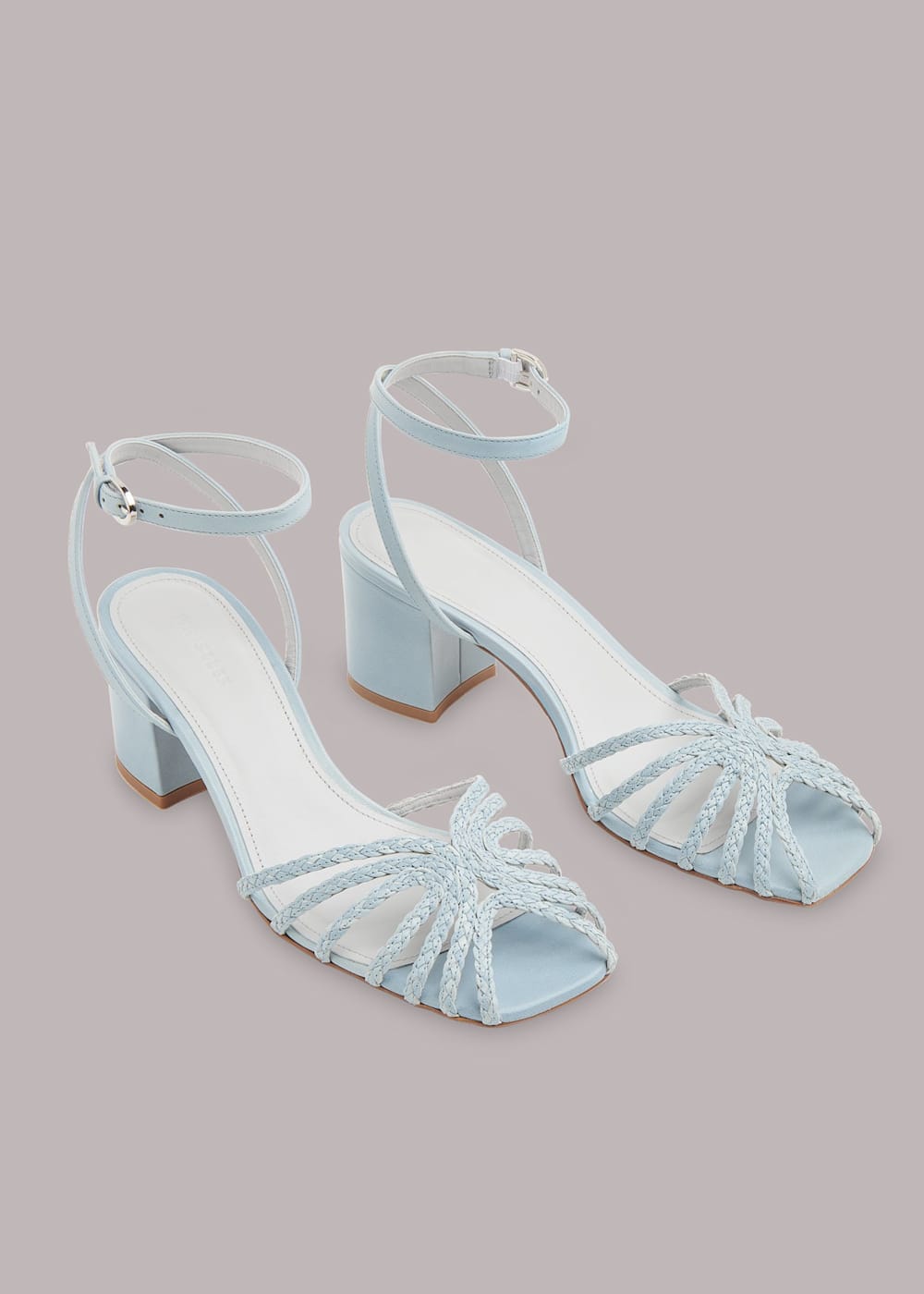 Pale blue heels shop