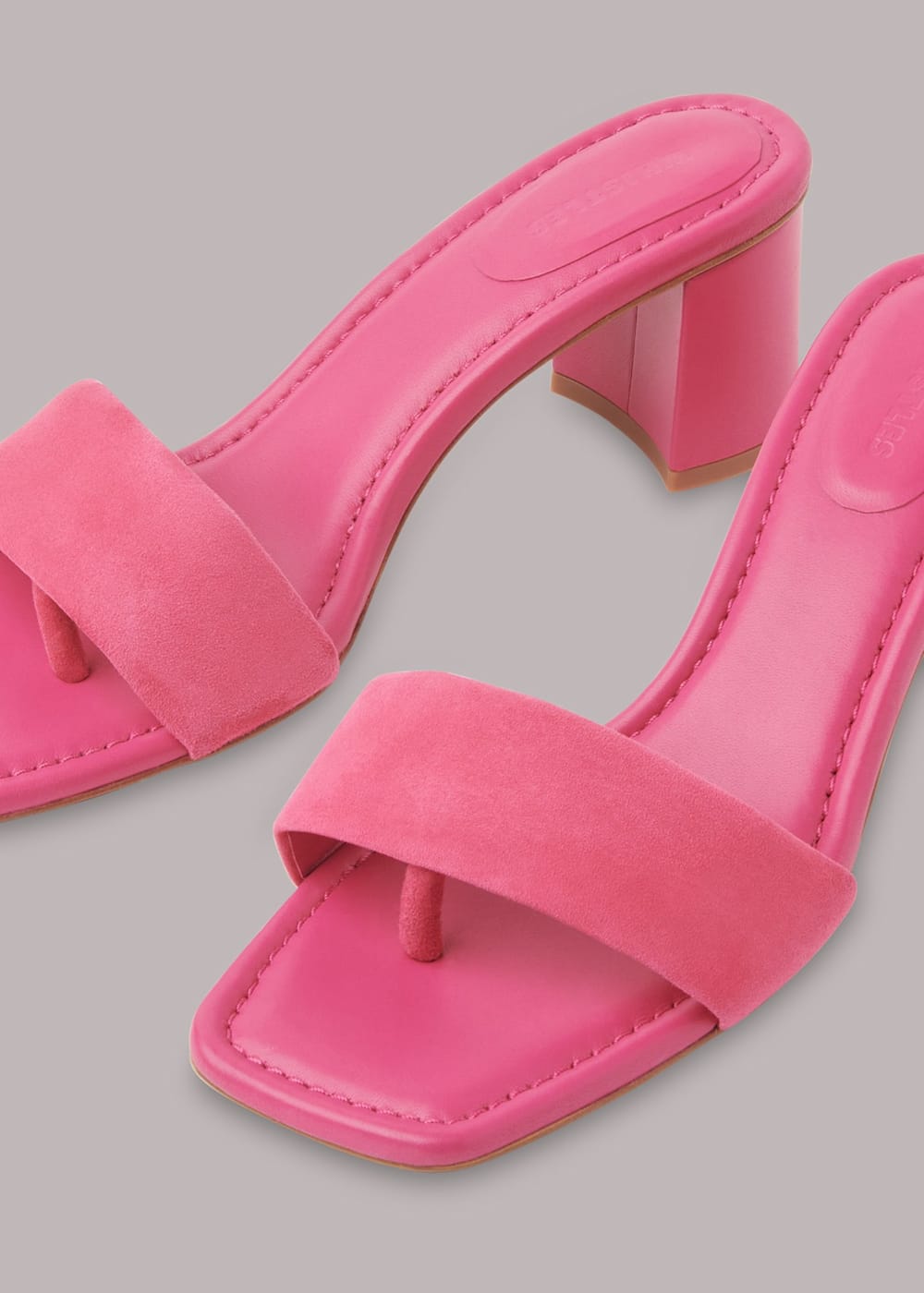 Pink Marie Slip On Mule WHISTLES Whistles UK