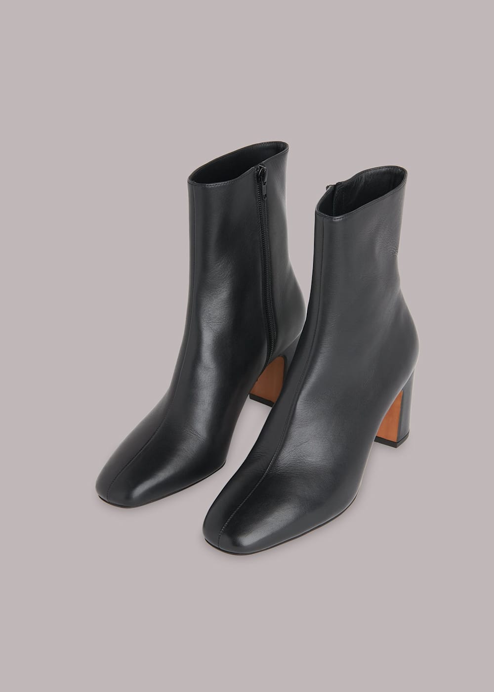 Whistles black ankle boots online