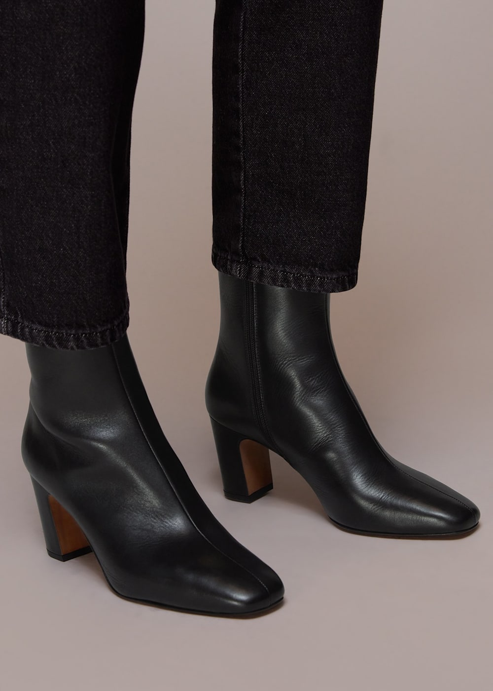Whistles black ankle boots deals