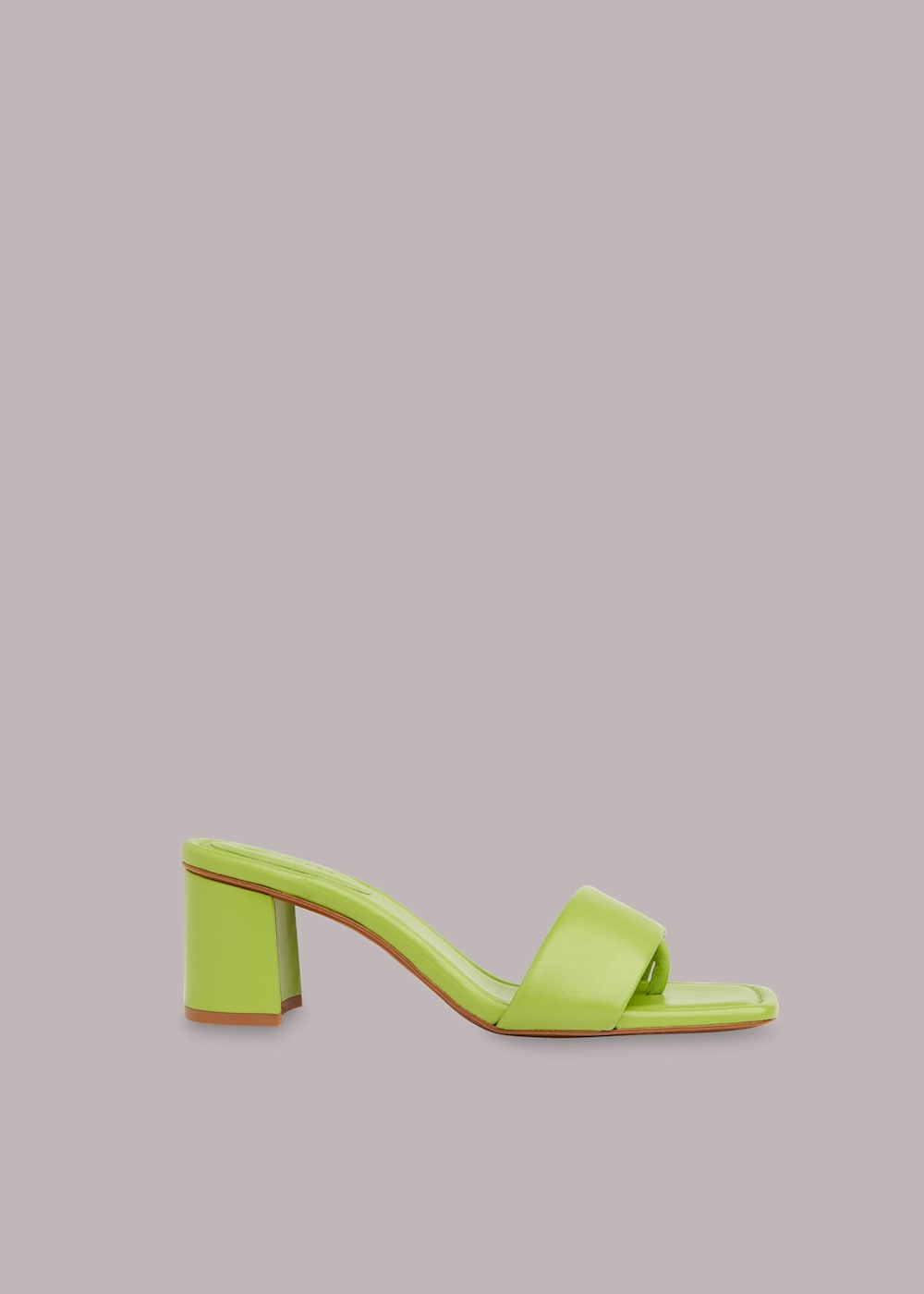 Green Marie Slip On Mule WHISTLES Whistles ROW