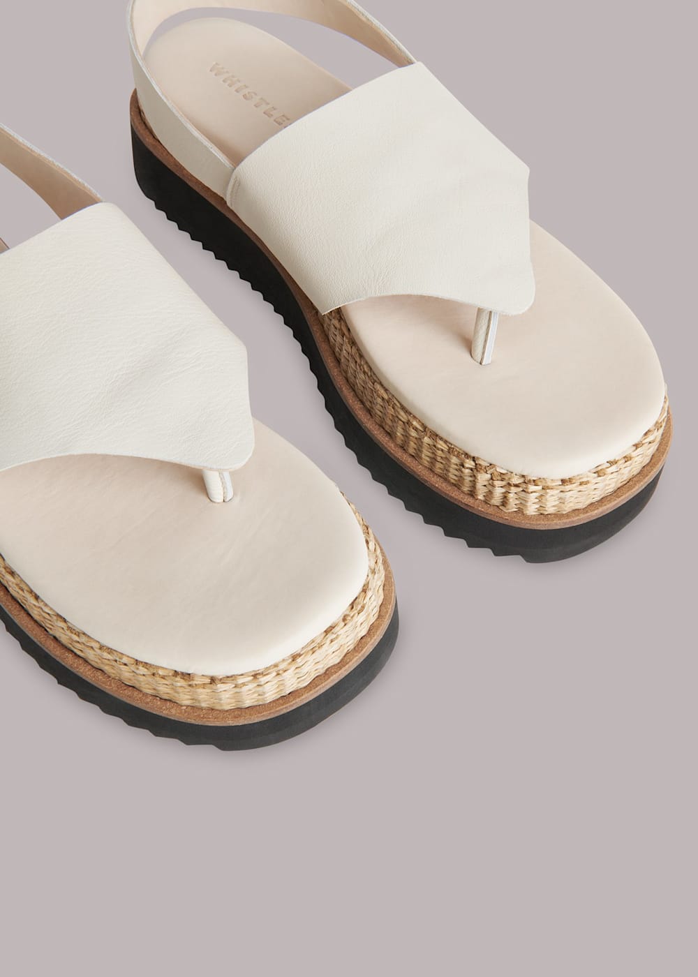 Raffia flip flops shop