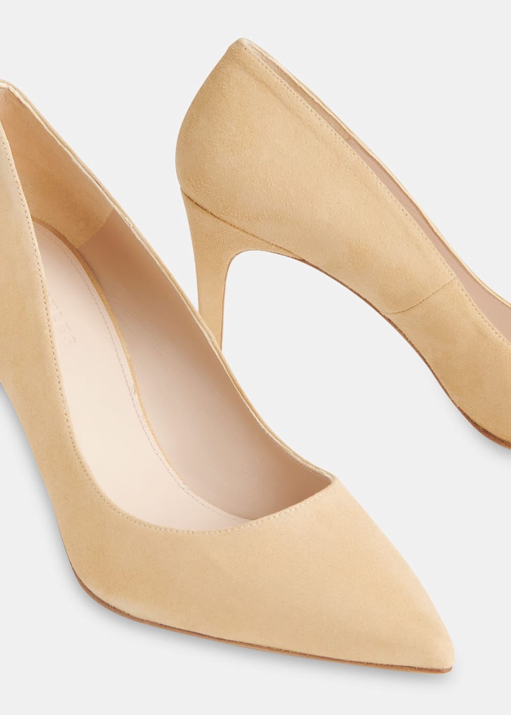 Beige suede pumps online