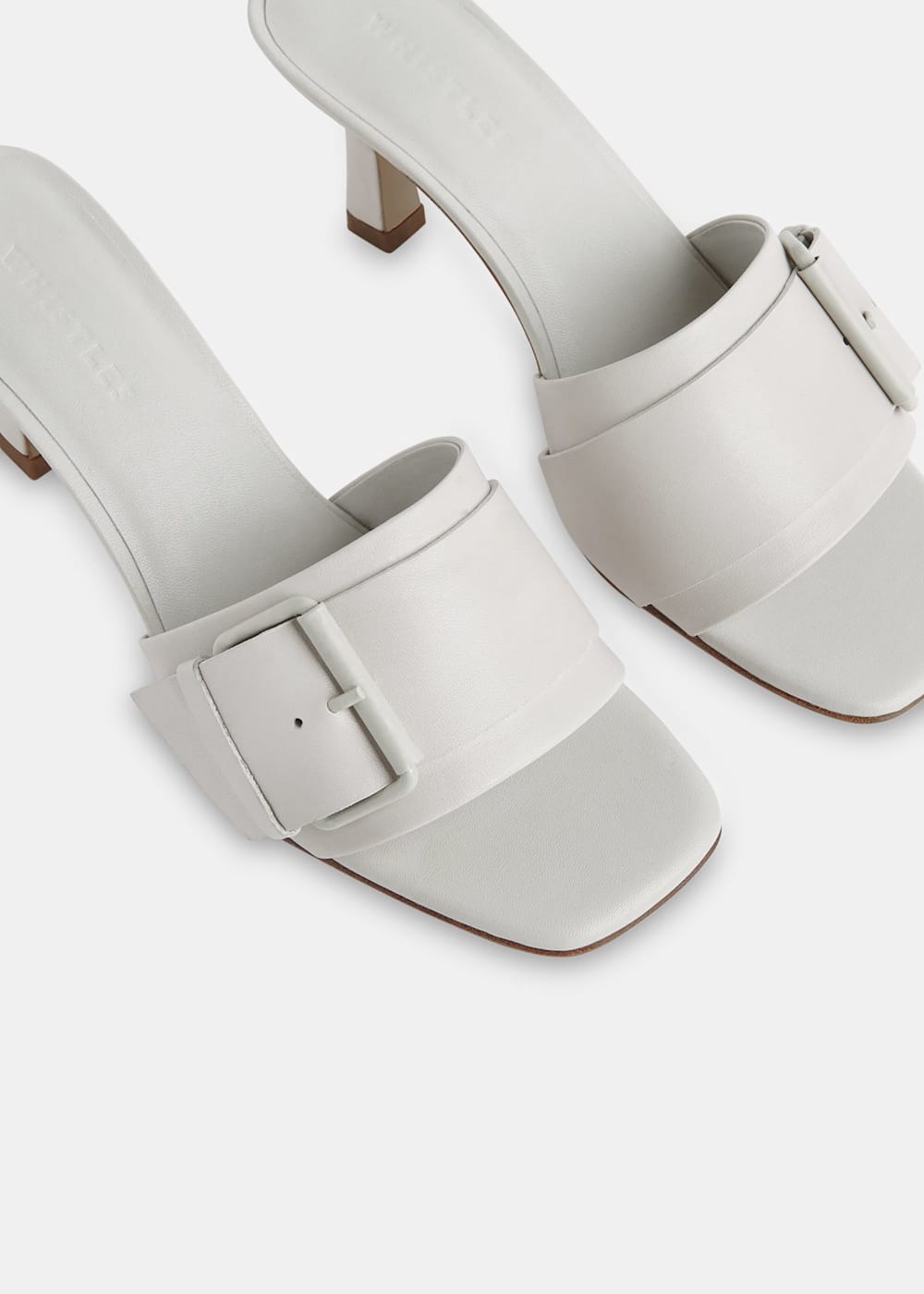 Buckle mule sandals best sale