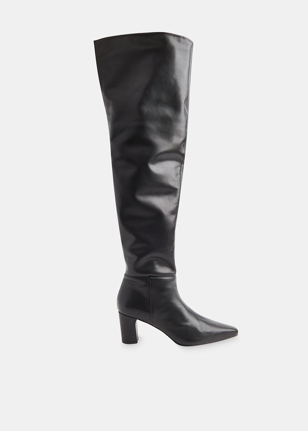 Black Inessa Over The Knee Boot WHISTLES Whistles UK